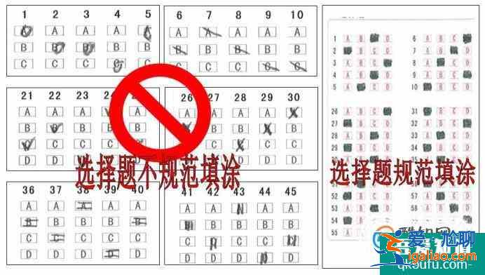 答題卡要怎么涂？