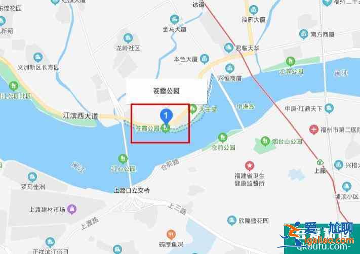 福州蒼霞公園在哪里 蒼霞公園交通怎么走？