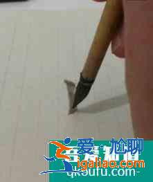 怎樣寫毛筆字豎?? 怎樣寫毛筆字豎??