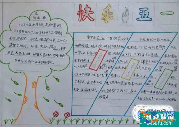 五一勞動節手抄報？