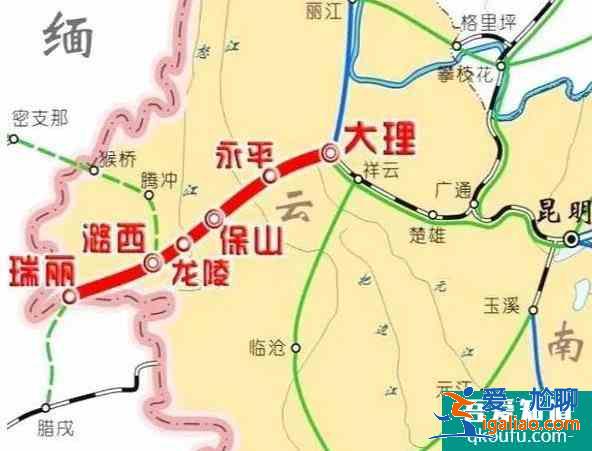 大瑞鐵路線路圖及最新進展2021？