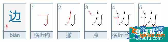水、火、鳥、皮、邊、母字的筆畫筆順怎么寫？