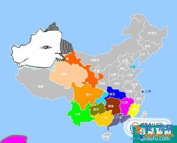 中國34個省級行政區輪廓形狀記憶快速學習? 中國34個省級行政區輪廓形狀記憶快速學習?