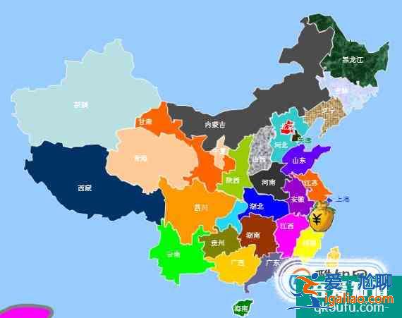 中國34個省級行政區輪廓形狀記憶快速學習? 中國34個省級行政區輪廓形狀記憶快速學習?