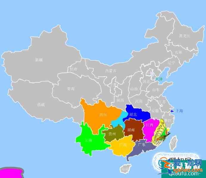 中國34個省級行政區輪廓形狀記憶快速學習? 中國34個省級行政區輪廓形狀記憶快速學習?