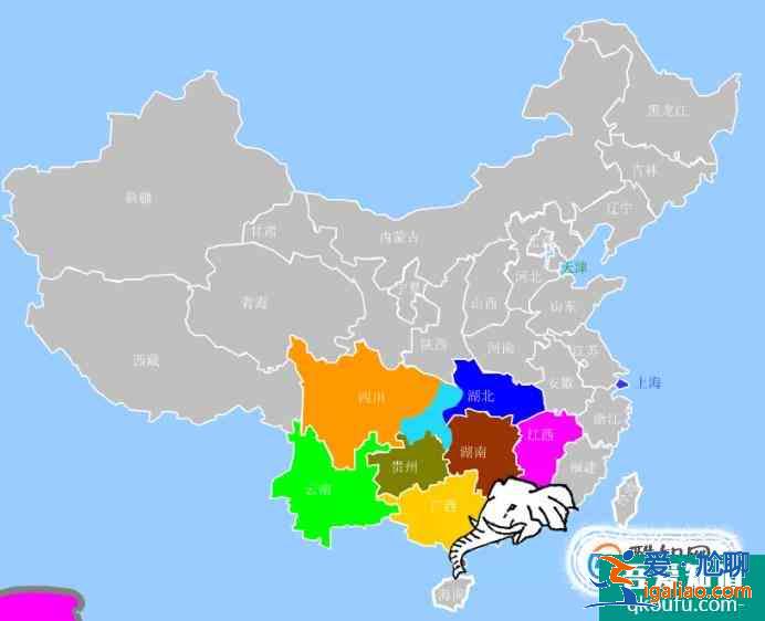 中國34個省級行政區輪廓形狀記憶快速學習? 中國34個省級行政區輪廓形狀記憶快速學習?