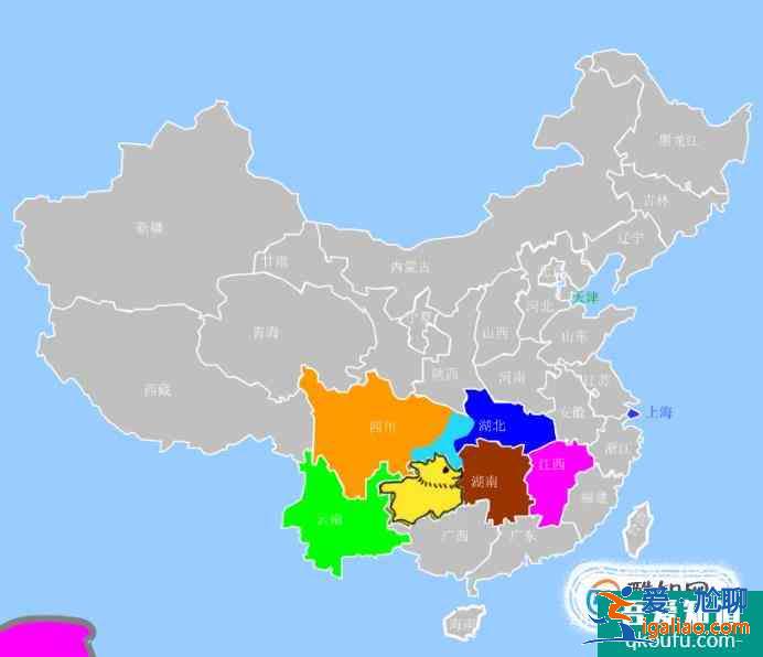 中國34個省級行政區輪廓形狀記憶快速學習? 中國34個省級行政區輪廓形狀記憶快速學習?