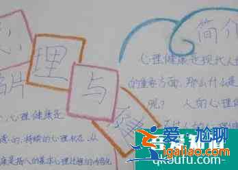 心理健康手抄報？