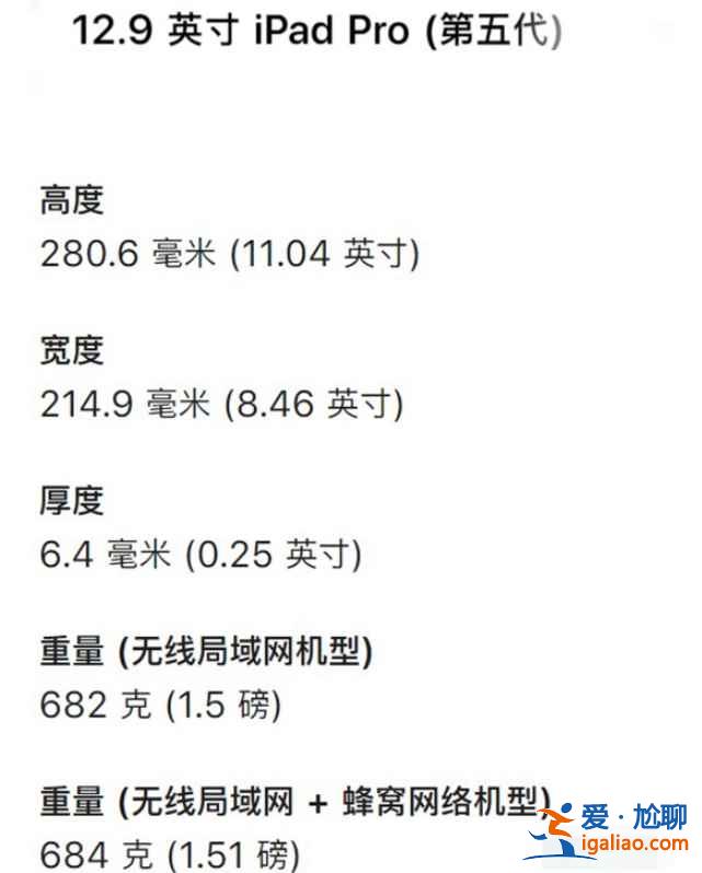 12.9英寸ipadpro大嗎？