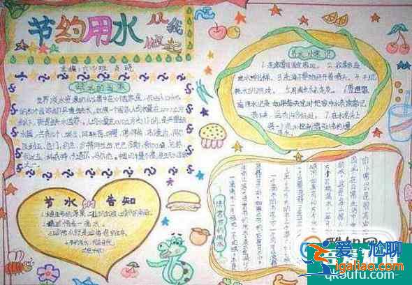 節(jié)約用水手抄報(bào)？