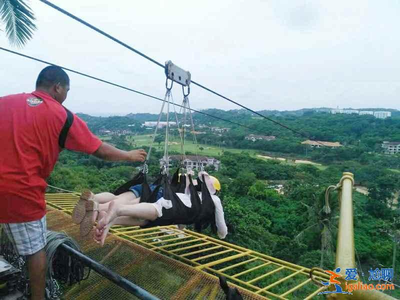 長灘島叢林飛躍高空滑索體驗，長灘島叢林飛躍怎么玩？