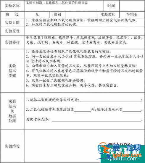 如何寫化學(xué)實驗報告? 如何寫化學(xué)實驗報告?