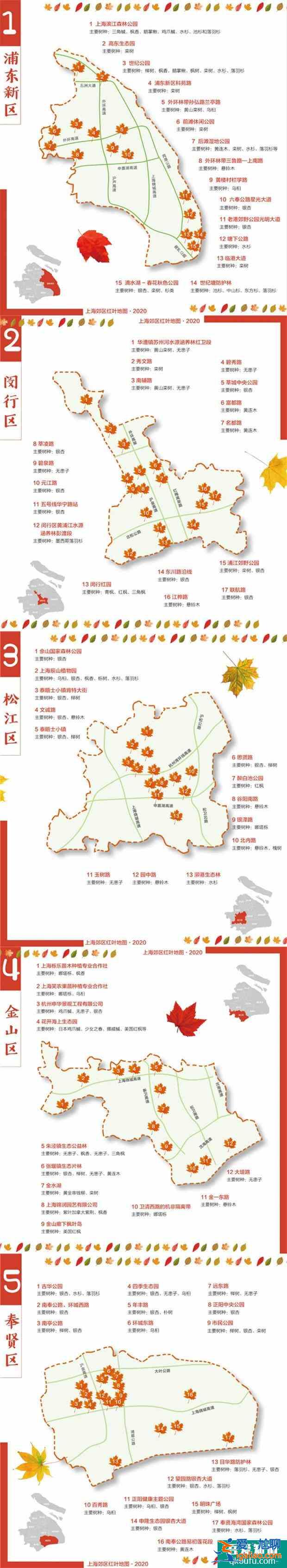 上海郊區(qū)紅葉地圖 上海紅葉最佳觀賞時(shí)間？