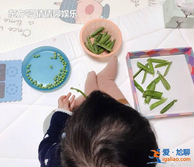 朱丹曬女兒近照，小小丹頭發越來越濃密，胖嘟嘟模樣不輸李奕霆！