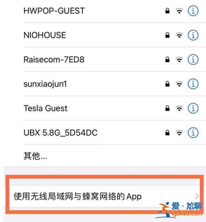 蘋果app網絡權限怎么設置？