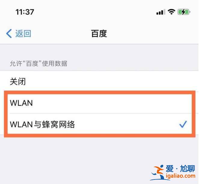 蘋果app網絡權限怎么設置？