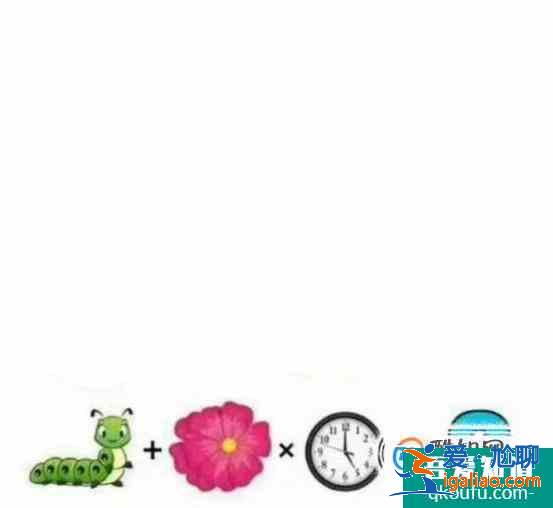 毛毛蟲小花鐘表算數解答？