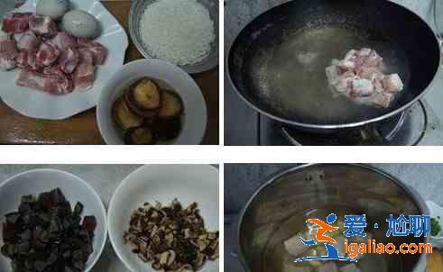 排骨皮蛋粥的做法？