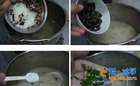 排骨皮蛋粥的做法？