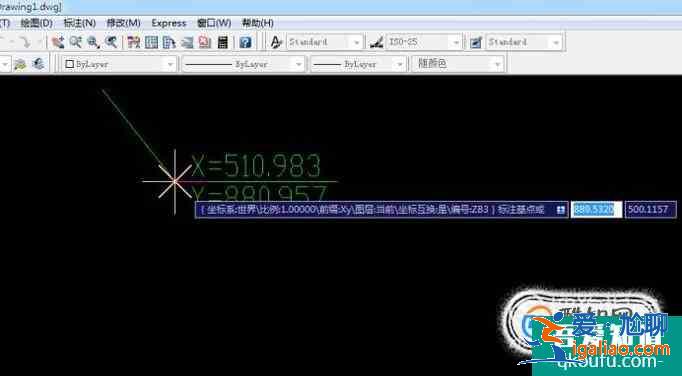 CAD怎樣快速標注XY坐標？？