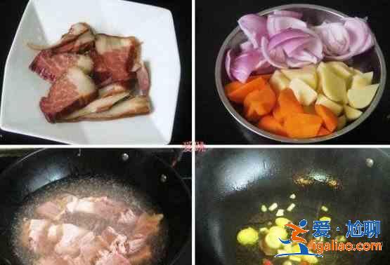 雜蔬臘肉排骨煲的做法？