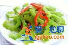 涼拌苦瓜的做法？