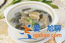 海帶排骨湯的做法？