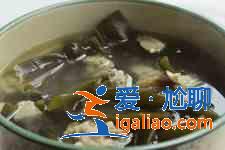 海帶排骨湯的做法？