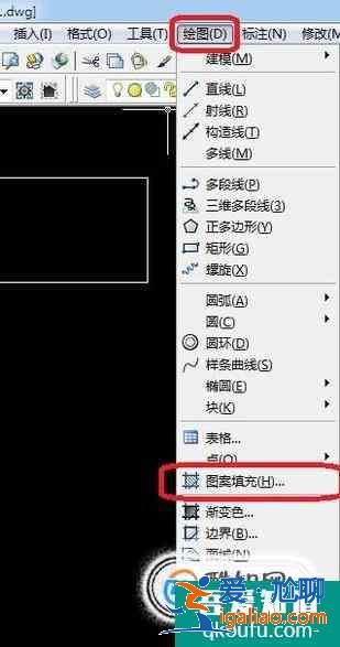 cad怎么填充混凝土圖案？