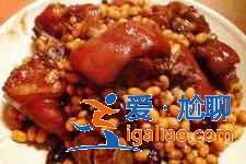 豬蹄燉黃豆的做法？