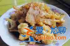 花菜炒肉的做法？