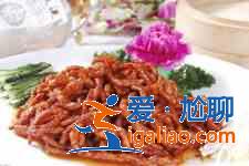 京醬肉絲？