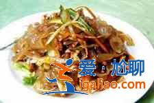 肉絲拉皮的做法? 肉絲拉皮的做法?