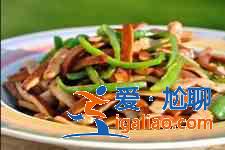 香干炒肉絲？