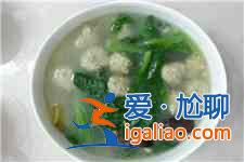 豬肉丸子湯的做法？