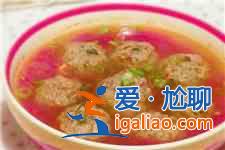 豬肉丸子湯的做法？