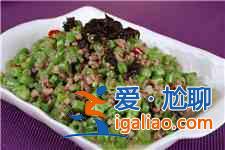 豇豆炒肉的做法？