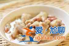 雞腳花生湯？