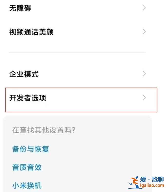 小米10s怎么進(jìn)入開發(fā)者選項模式？
