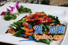 韭菜炒河蝦？