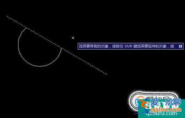 如何cad當中畫圓、直線以及剪切？