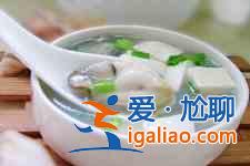海蠣子燉豆腐？