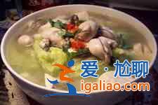 海蠣子燉豆腐？