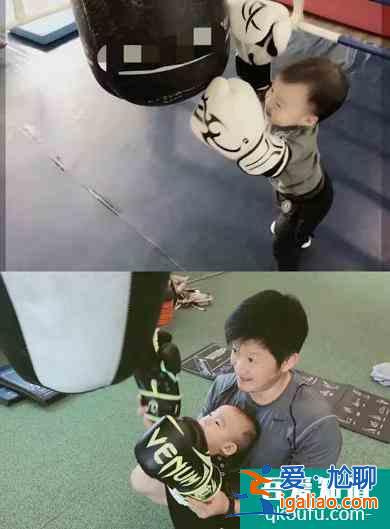 謝楠曬6歲兒子手臂線條 背部肌肉已見雛形？