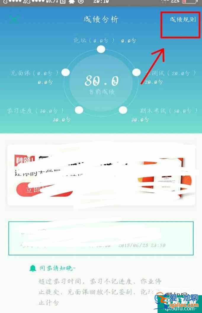 智慧樹學分課如何看成績規則？？