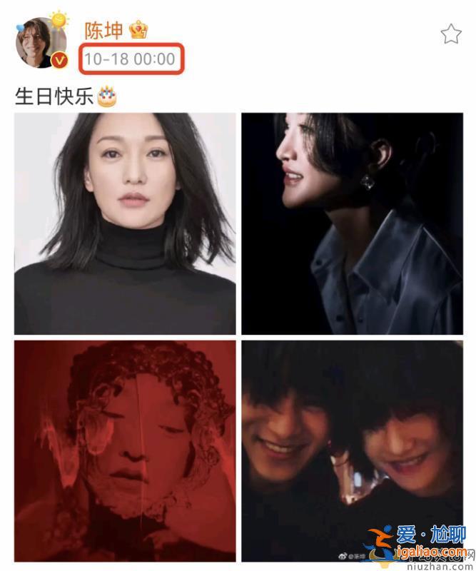 陳坤卡點曬照為周迅慶47歲生日，連續(xù)12年未缺席