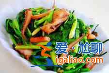 魷魚炒韭菜？