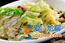 炒洋白菜的做法？