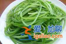 涼拌蒜苗的做法？