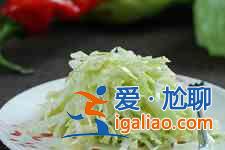 涼拌卷心菜的做法？